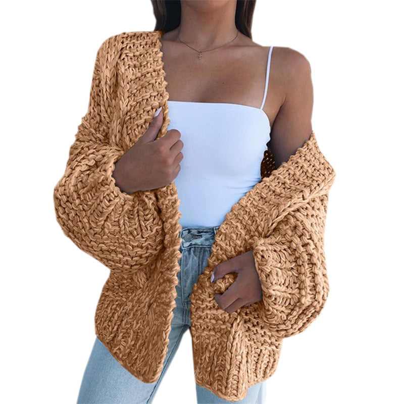Dames Vest Gebreid Chunky Stijlvol Warm
