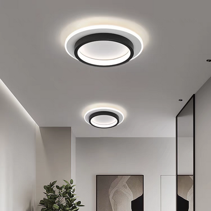 Plafondlamp Rond LED Modern Halo Design Metaal Acryl Flush Mount