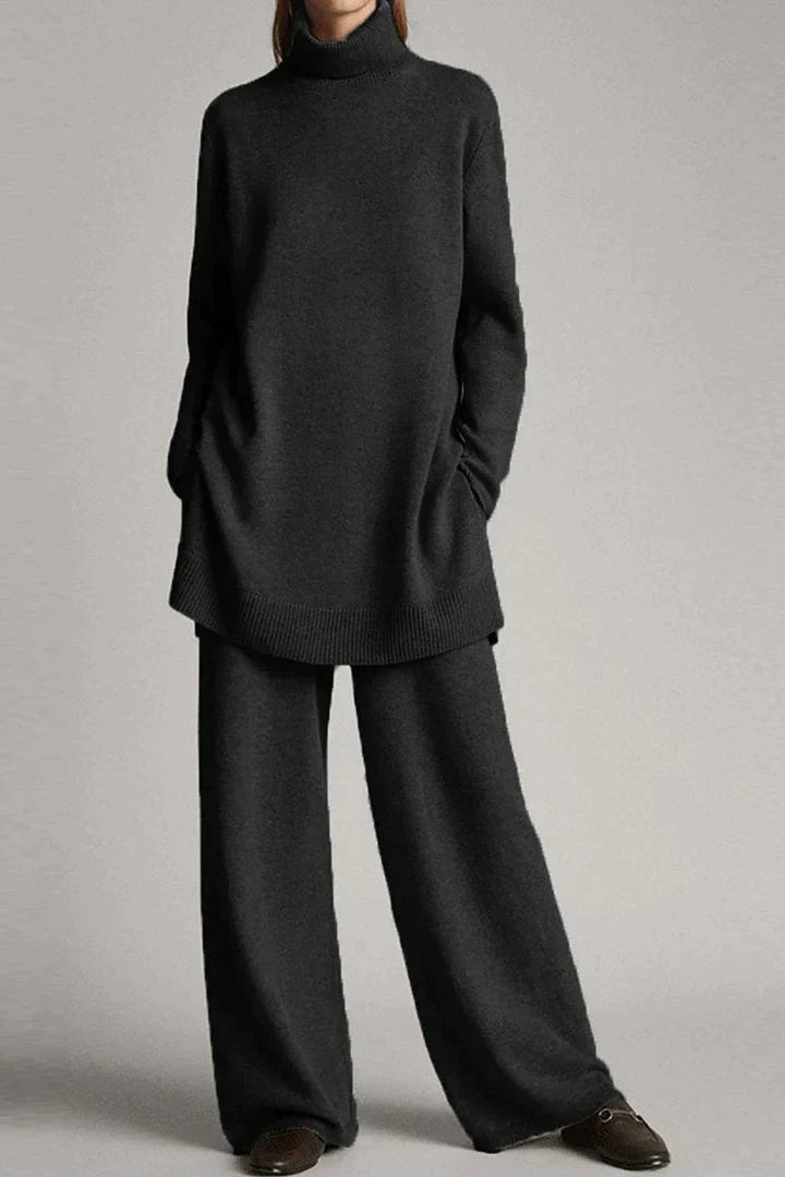 Warme Winterset Vrouw Leona Fleece Trui en Broek