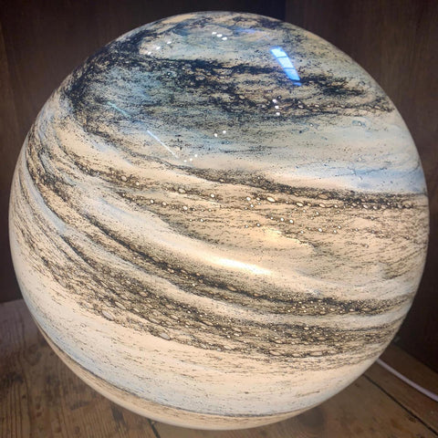 Maanlamp Glas 12 15 cm LED 16 Kleuren USB Tafellamp Slaapkamer Woonkamer Sfeerverlichting Nachtlamp