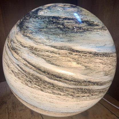Decoratieve Glazen Maanlamp met Afstandsbediening en 16 Kleuren