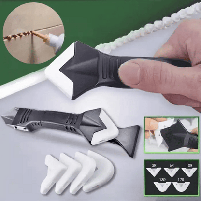 3-in-1 Voegschraper Kitgereedschap Siliconen Gladmaker Afwerking Sanitair Badkamer