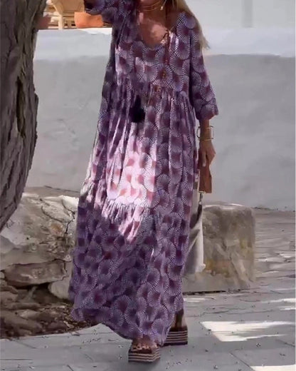 Dames Maxi-jurk Bohemian Stijl Elegant