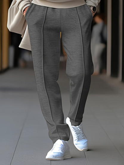 Heren Vrijetijdsbroek Comfortabel Elastisch Zwart Casual
