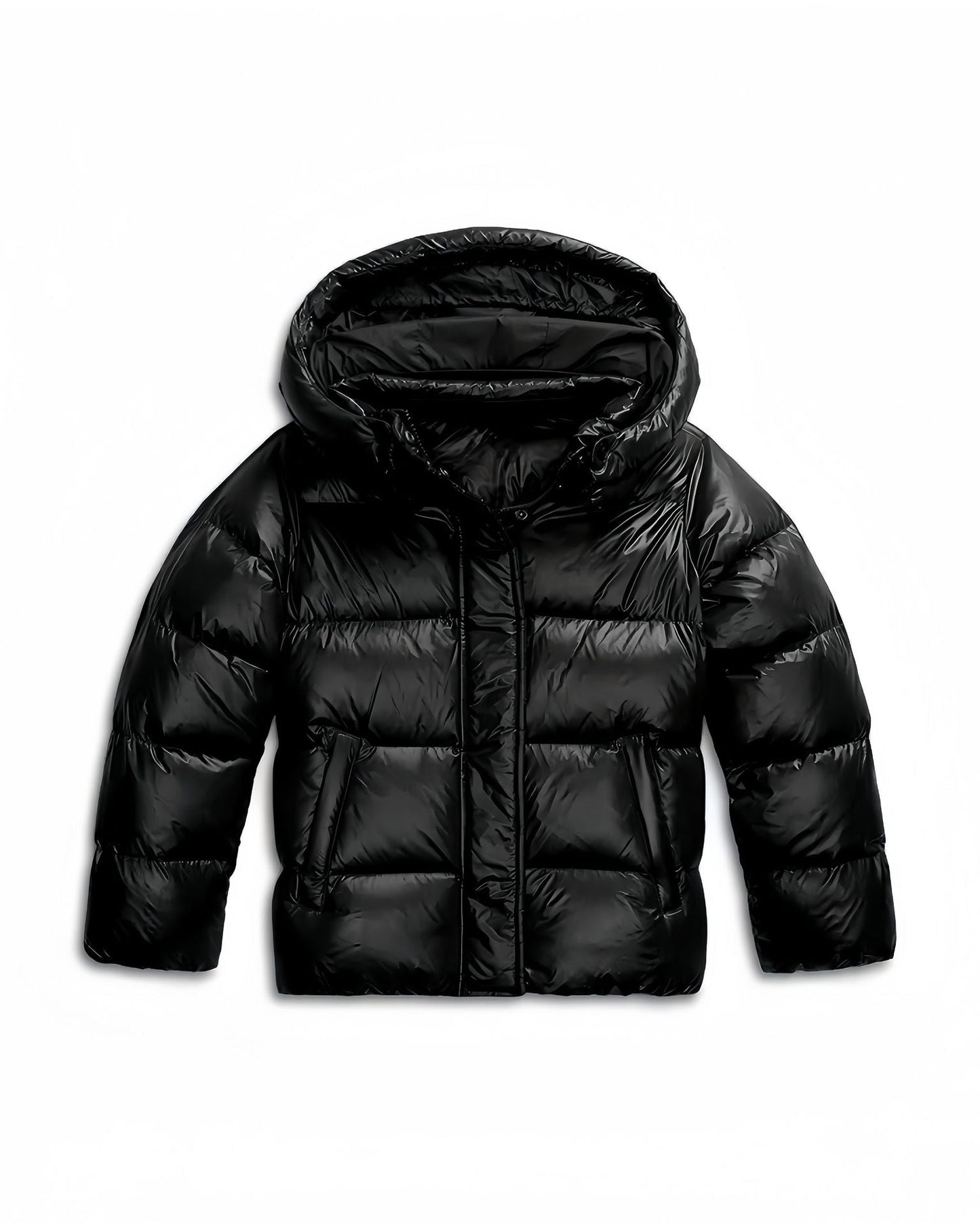 Dames Winterjas Gevoerd Pufferjas Warm en Slimfit