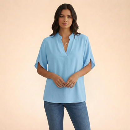 V-hals Blouse Elegant en Comfortabel