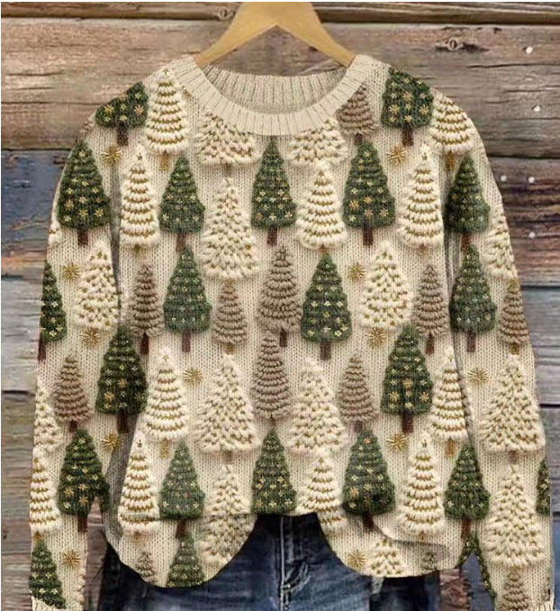 Dames Sweatshirt 3D Print Warm en Zacht