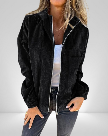 Dames Vest Velours Zacht Tijdloze Pasvorm