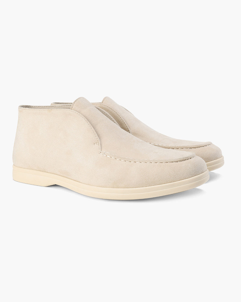Heren Suède Slip On Loafers Middelhoge Schoenen