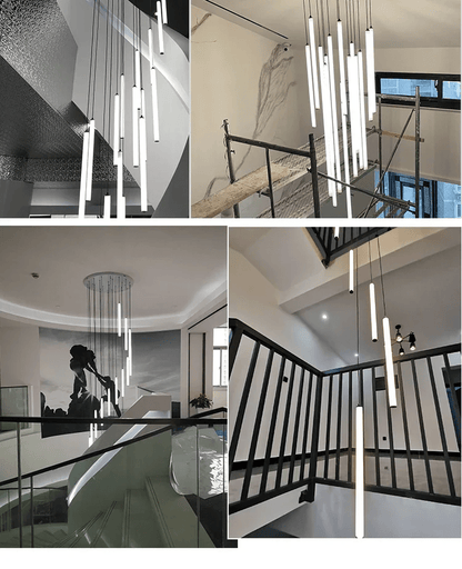 Trap Hanglamp Hoog Plafond Spiraal LED Meerdere Lichts Modern