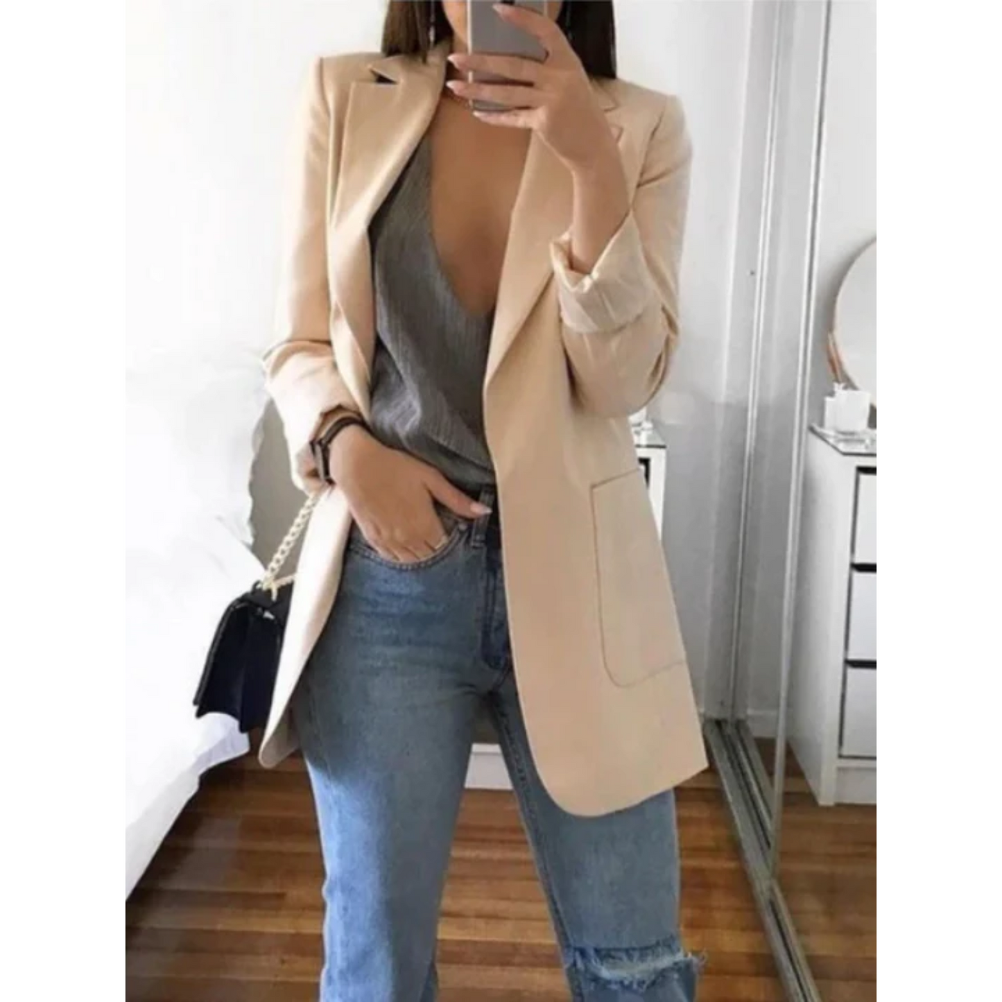 Slim Fit Blazer voor Mannen Velanora Stijlvol Design
