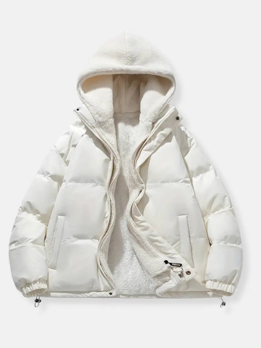 Dunne Warme Vrouwenjas met Rits Waterproof