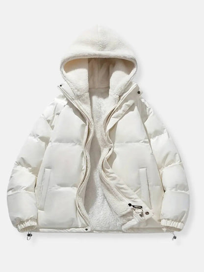 Dunne Warme Vrouwenjas met Rits Waterproof