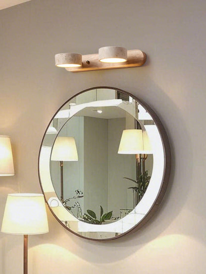Wandlamp met meerdere lichtpunten natuursteen modern badkamerverlichting warmwit koelwit 2-3-4 lichts stenen armatuur