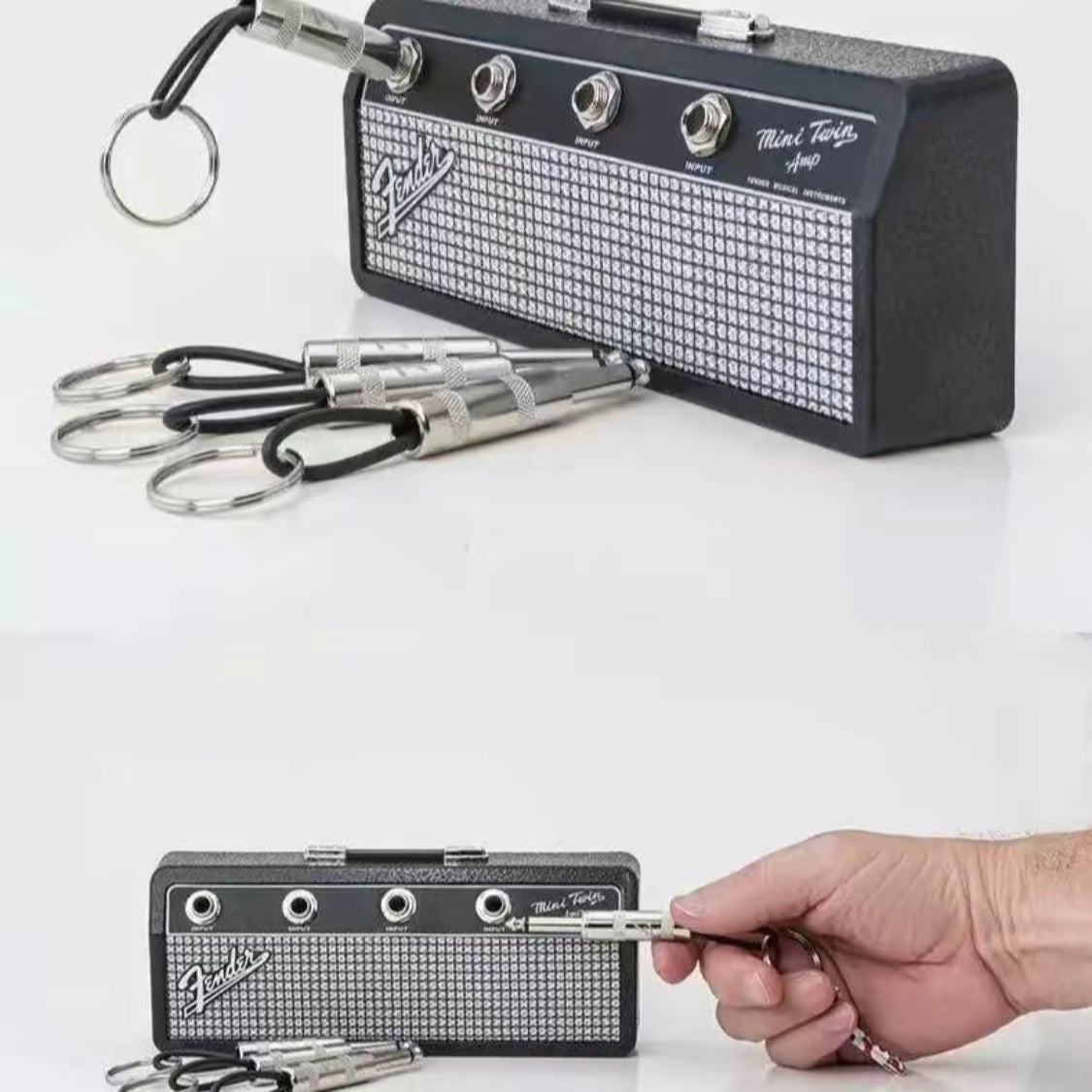 Decoratieve Sleutelhanger met Muziekversterker Design – Creatief Wandhaakje voor Sleutels