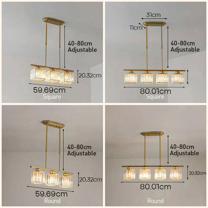 Hanglamp Eettafel Glas Zwart Goud 3 Of 4 Lichts E27 Modern