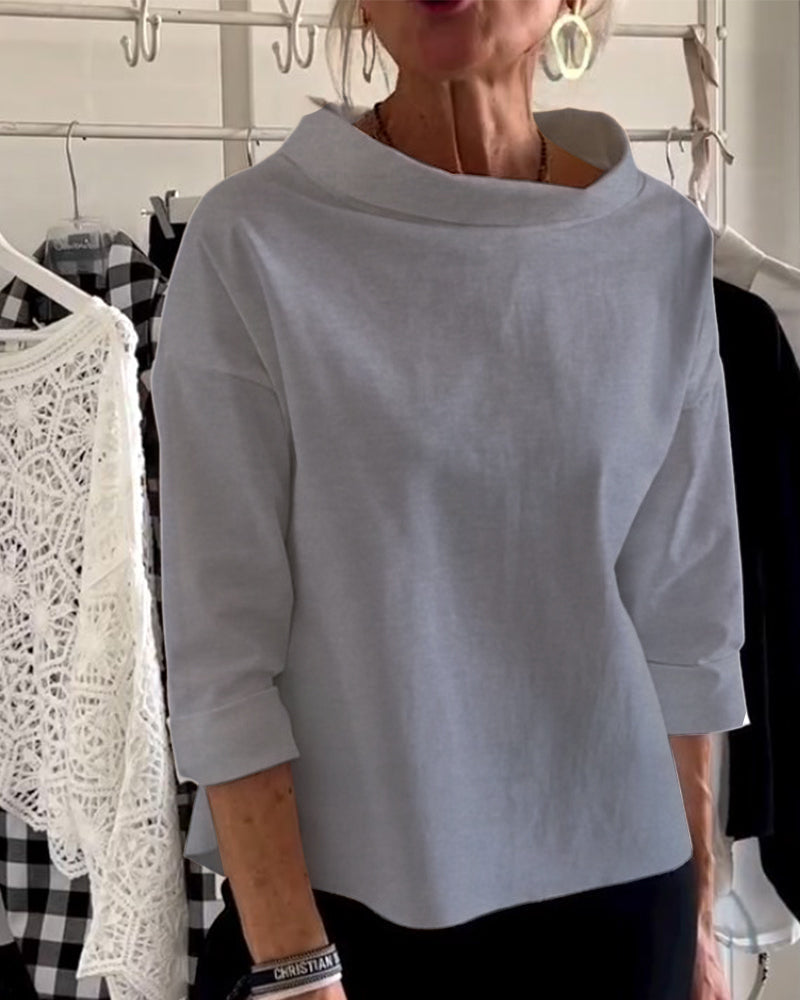 Vrouwelijke Elegante Top met Tijdloos Design