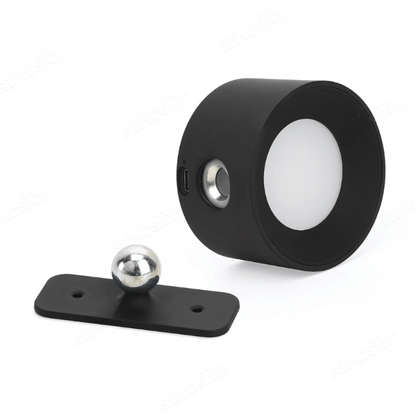 LED Wandlamp Draadloos met Accu en 360° Draaifunctie | Compact Design voor Woonkamer, Slaapkamer, Leeshoek, Hal | Instelbare Kleurtemperatuur Warmwit Neutraalwit Koudwit | Oplaadbare Verlichting 2000mAh