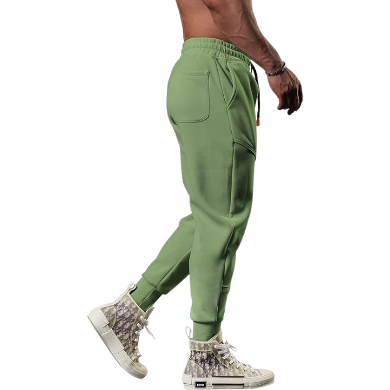 Lichtgewicht Fleece Joggingbroek Heren Cargo Tapered Fit
