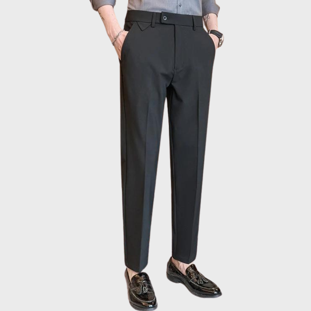 Heren Broeken Slim Fit Donker Formaliteit