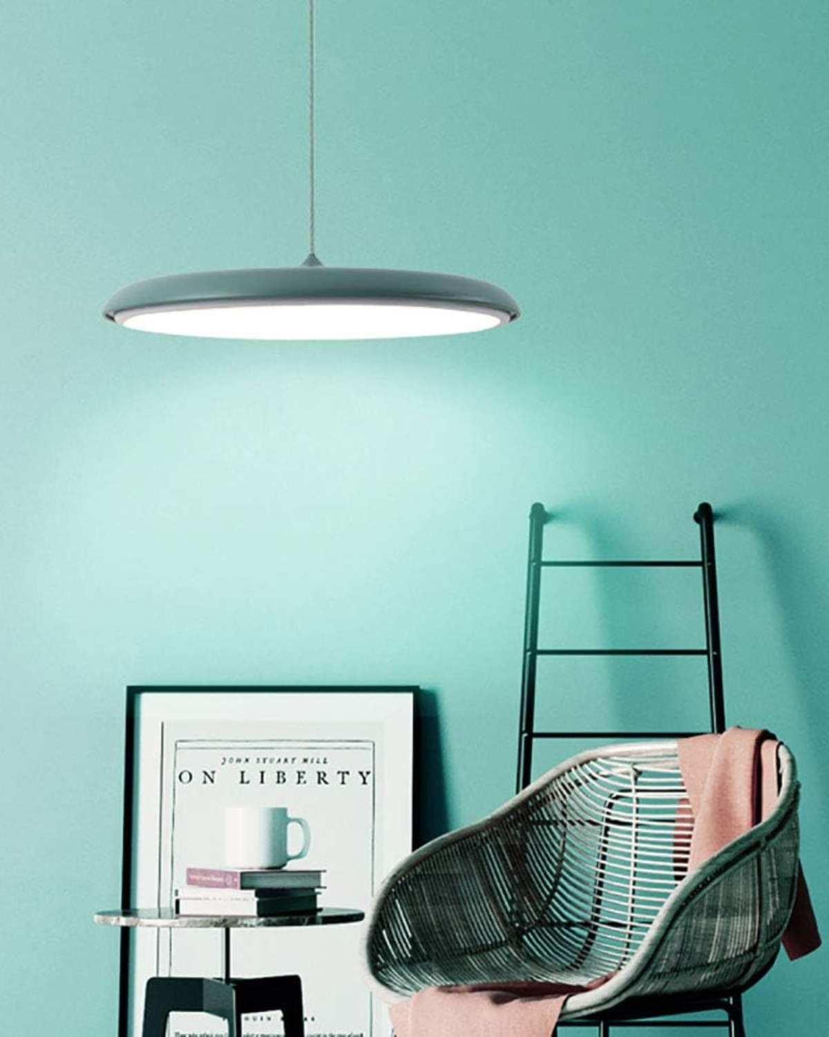 Ronde Hanglamp met Zachte Lichtverspreiding Zwart Grijs Groen Roze Wit Oranje ø25cm ø40cm Modern Scandinavisch Design voor Eetkamer Woonkamer Werkplek