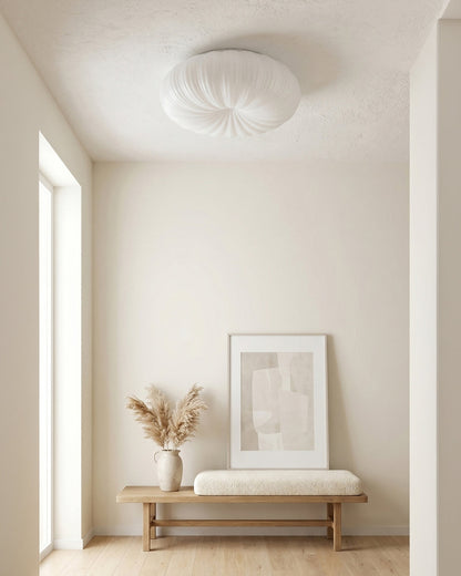 Plafondlamp Iris Scandinavisch Dimbaar Metaal & Acryl met Afstandsbediening voor Moderne Woonruimtes Slaapkamer Eetkamer Sfeerverlichting