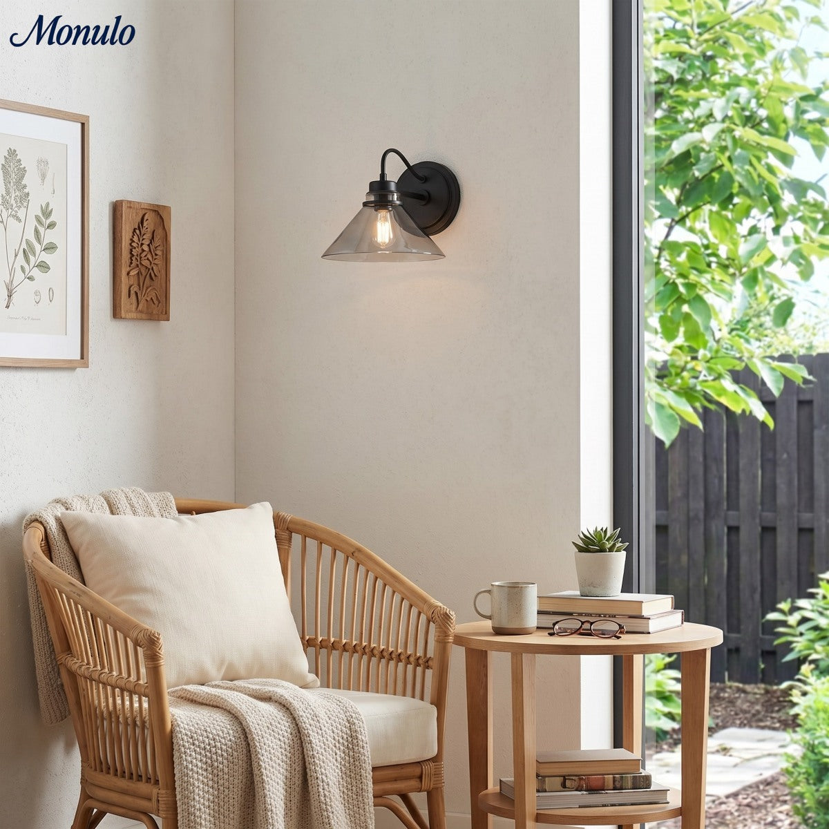 Globe Wandlamp met Gebogen Arm – Moderne Industriële Verlichting voor Badkamer, Slaapkamer en Gang