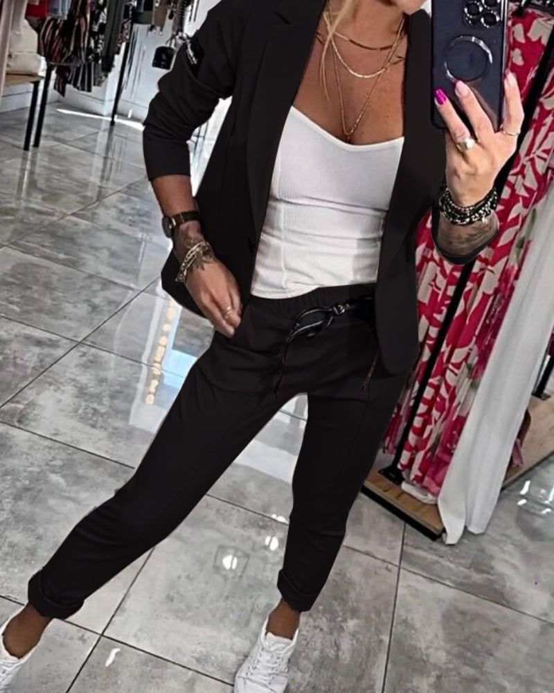 Dames Blazer Set Elegant en Stijlvol