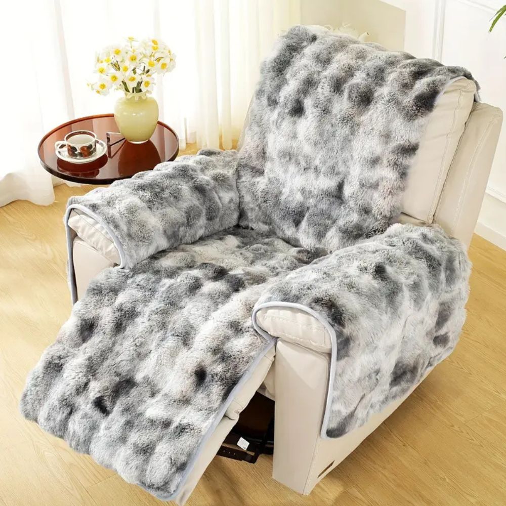Fluwelen Relax Fauteuil Hoes met Antislip | Luxe Textuur & Perfecte Pasvorm voor Bescherming