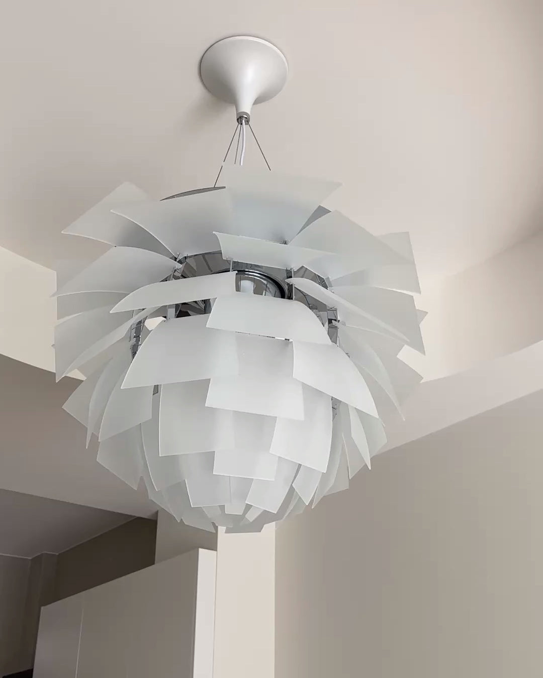 Hanglamp Dennenappel Metaal Klassiek Warm Wit Verstelbaar Snoer Woonkamer