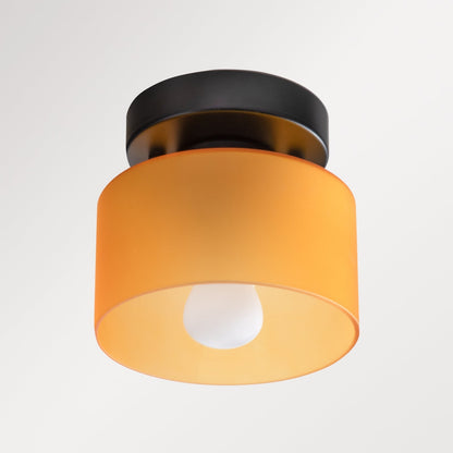 Plafondlamp Glas Retro E27/E26 Amber Keuken Hal Woonkamer Rond Design Sfeerverlichting Vintage Stijl