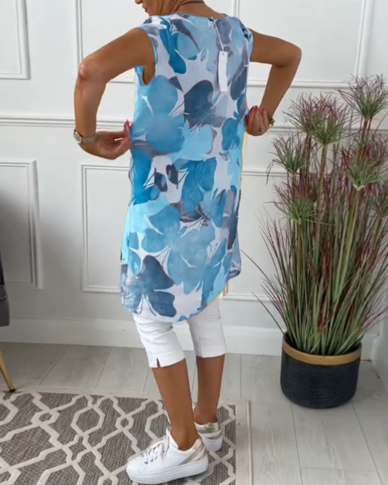 Vrouwelijke Lainey Bloemen Top Casual Lange Mouw