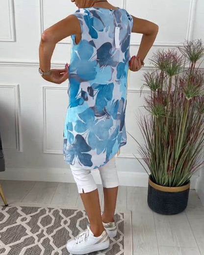 Vrouwelijke Lainey Bloemen Top Casual Lange Mouw