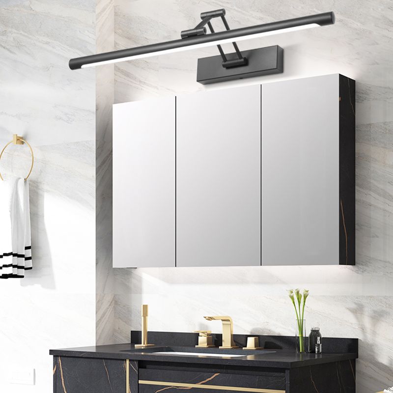 Spiegellamp LED Zwart Wit Metaal Acryl IP44 Badkamer Woonkamer Modern 40-100cm