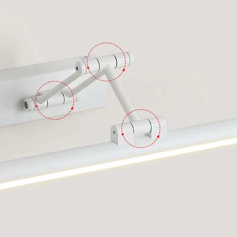 Spiegellamp LED Zwart Wit Metaal Acryl IP44 Badkamer Woonkamer Modern 40-100cm