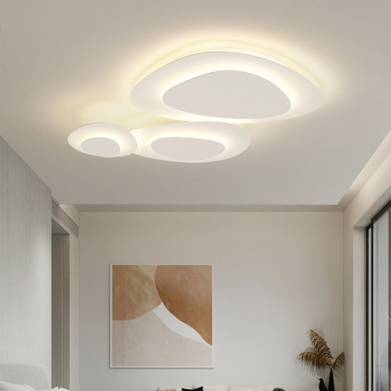 Plafondlamp LED Organisch Vormen Wit Metaal Dimbaar Woonkamer Slaapkamer 90 110cm