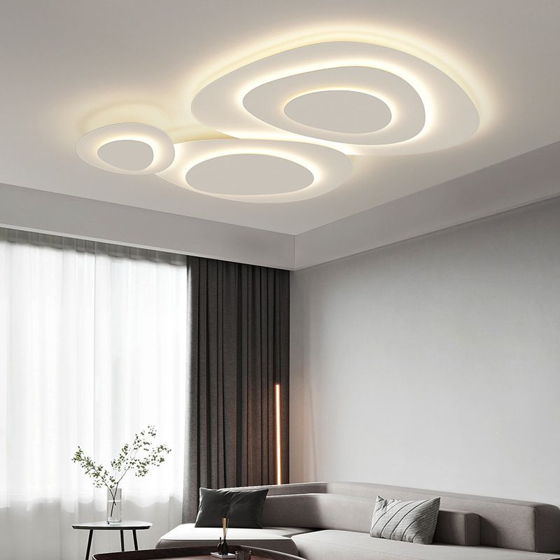 Plafondlamp LED Organisch Vormen Wit Metaal Dimbaar Woonkamer Slaapkamer 90 110cm