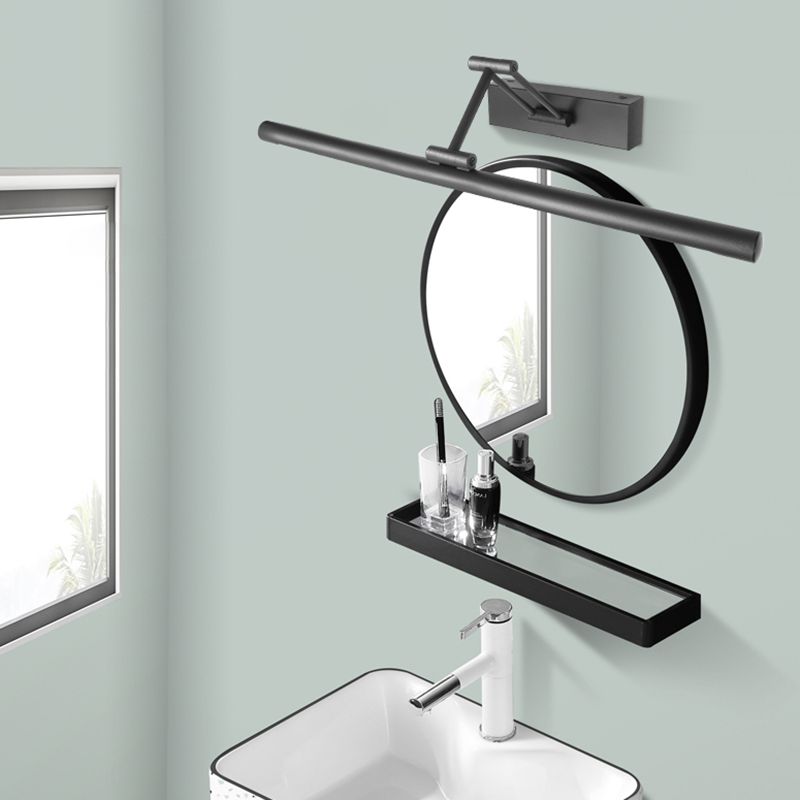 Spiegellamp LED Zwart Wit Metaal Acryl IP44 Badkamer Woonkamer Modern 40-100cm