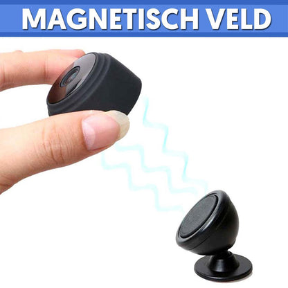 Mini beveiligingscamera draadloos 1080P HD zwart wifi camera nachtzicht 150 graden huis kantoor bewaking