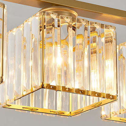 Hanglamp Eettafel Glas Zwart Goud 3 Of 4 Lichts E27 Modern