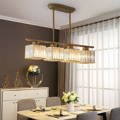 Hanglamp Eettafel Glas Zwart Goud 3 Of 4 Lichts E27 Modern