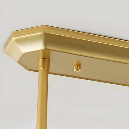 Hanglamp Eettafel Glas Zwart Goud 3 Of 4 Lichts E27 Modern