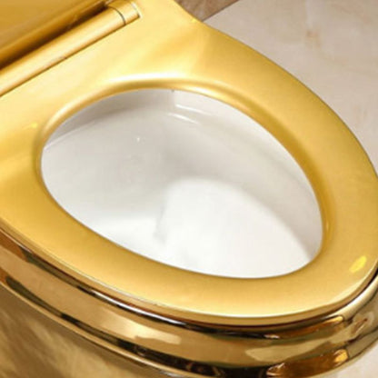 Eendelig Staand Toilet Goudkleurig Keramisch Closet voor Moderne Badkamers
