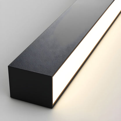 LED plafondlamp zwart langwerpig modern voor woonkamer hal slaapkamer minimalistische plafondverlichting binnen