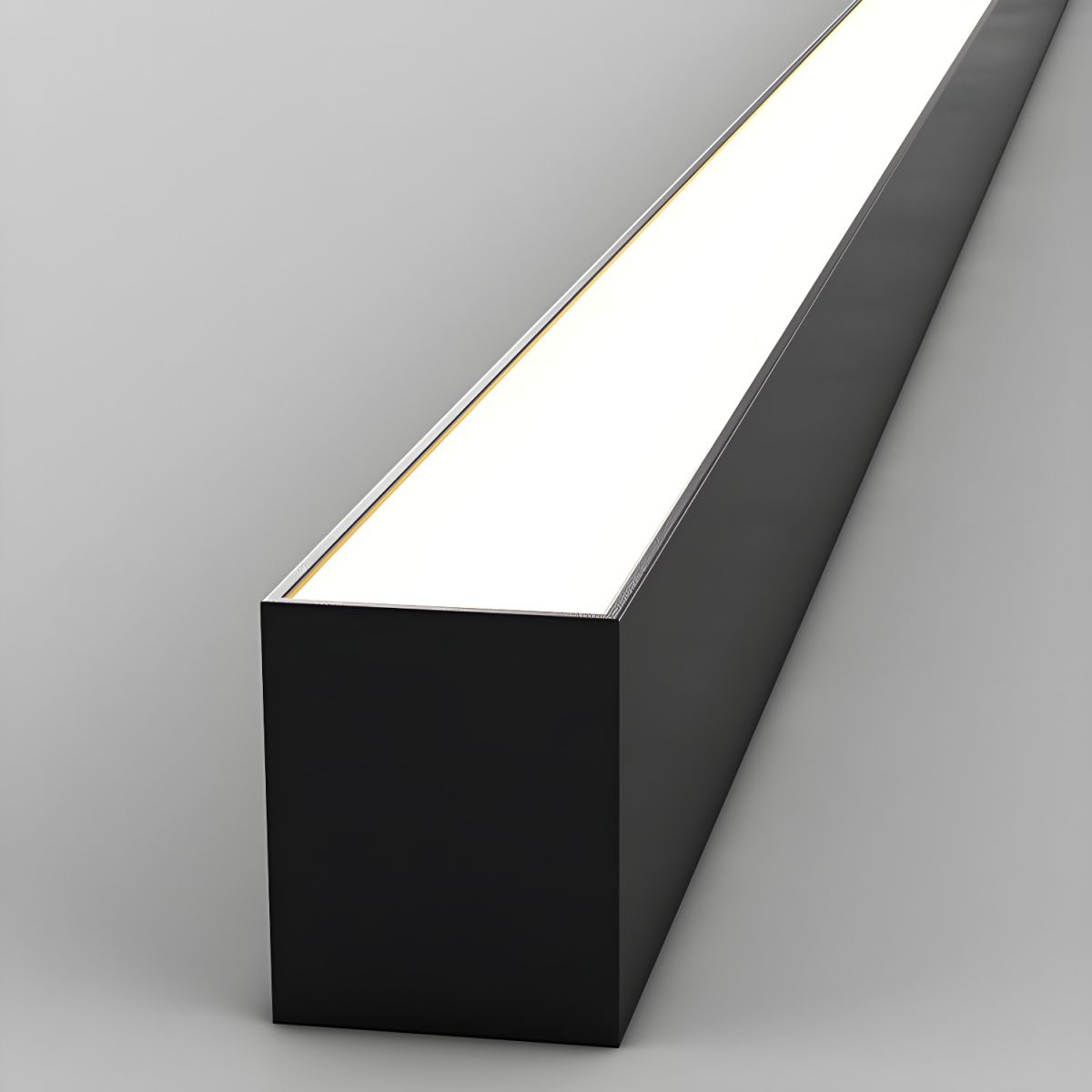 LED plafondlamp zwart langwerpig modern voor woonkamer hal slaapkamer minimalistische plafondverlichting binnen