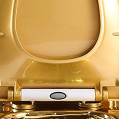 Eendelig Staand Toilet Goudkleurig Keramisch Closet voor Moderne Badkamers