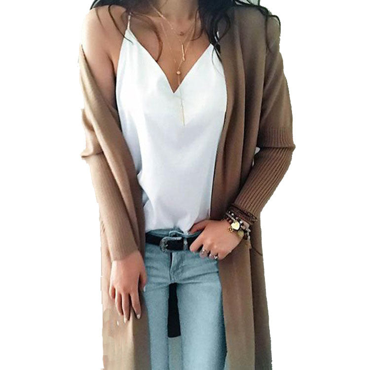 Dames Vest Warm met Grote Zakken Lange Stijlvolle Jas