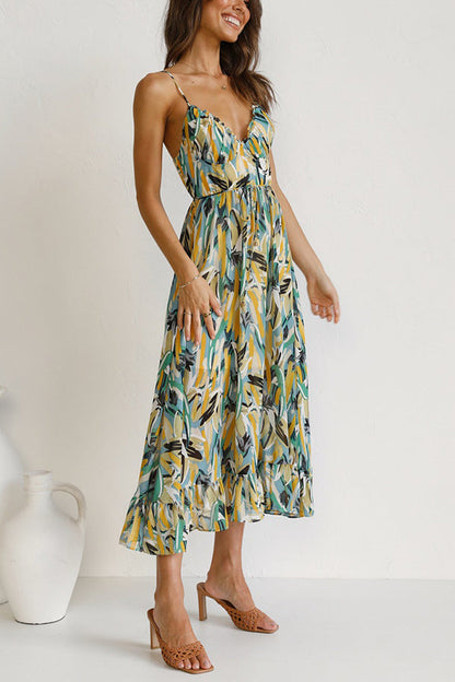Vrouwen Zomerjurk Midi Veelkleurig Jurk Zomerkleding