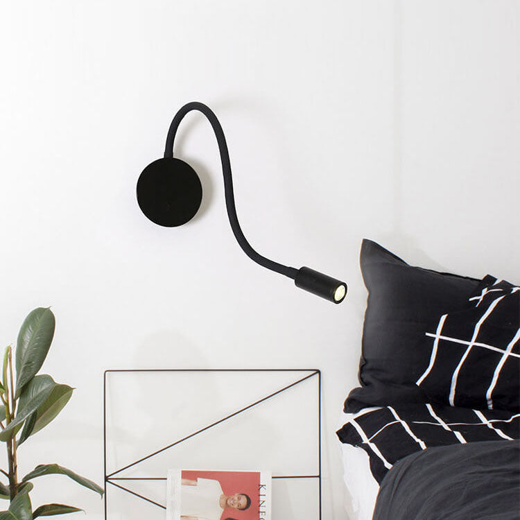 Verstelbare LED-wandlamp – 360° draaibaar – industrieel design zwart metaal – directe wandverlichting voor woonkamer slaapkamer gang modern interieur