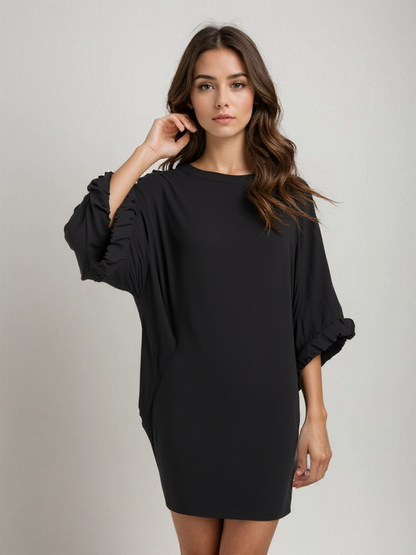 Oversized Jurk met Zakken Luchtige Zomerjurk